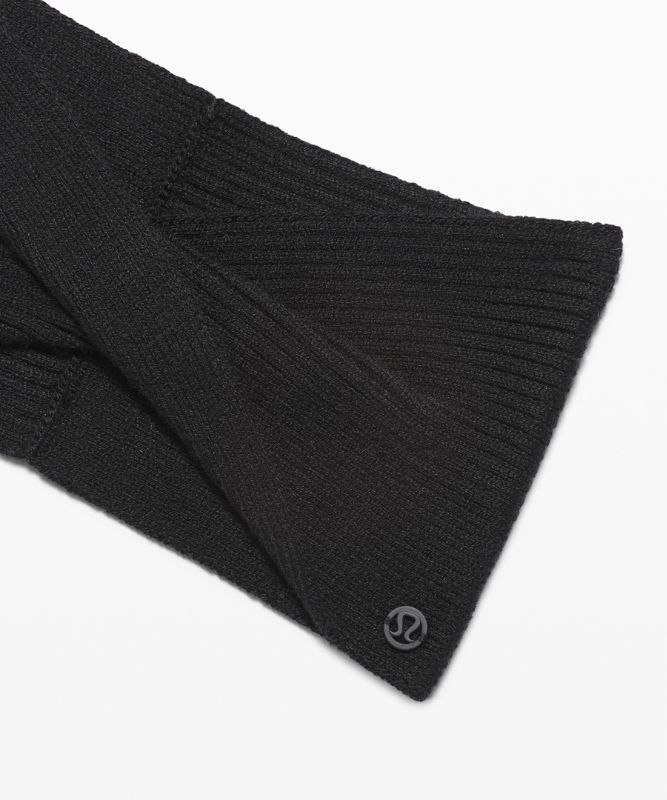 Sombreros Lululemon Twist Knit Ear Warmer Accessories Negros | 60952-QXCL