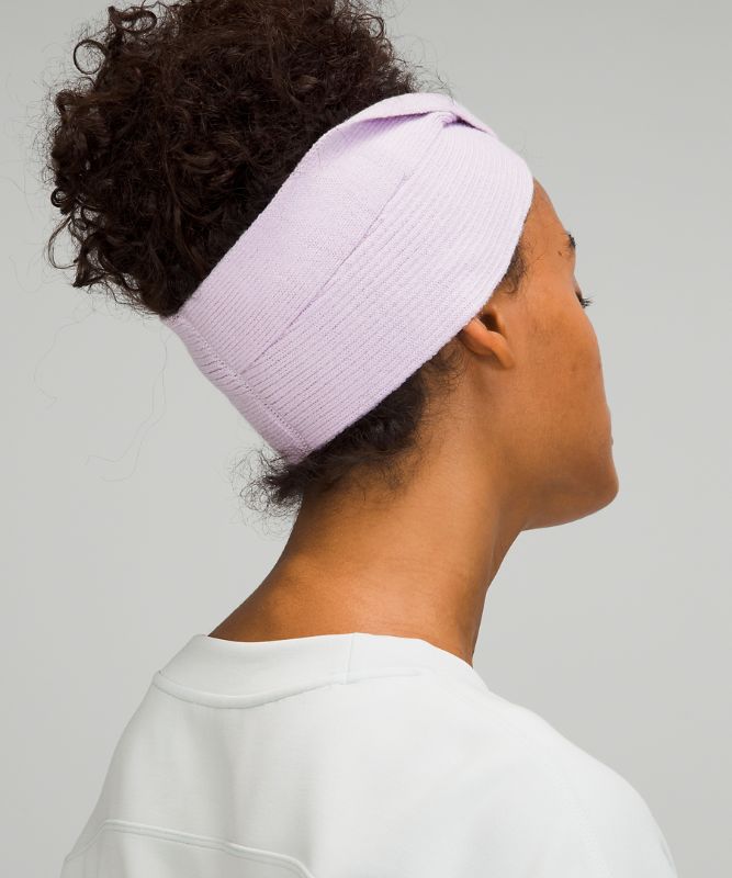 Sombreros Lululemon Twist Knit Ear Warmer Accessories Lavanda | 51982-DMVU