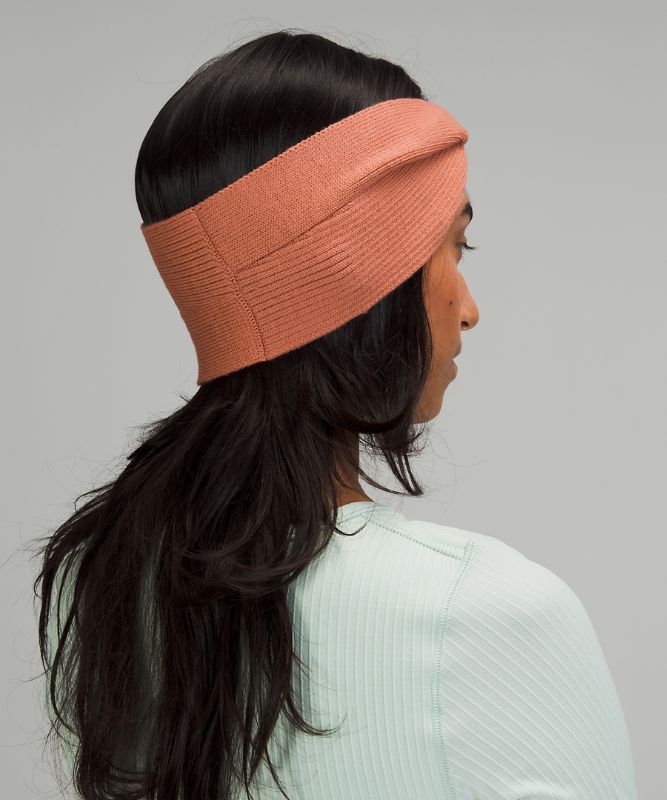 Sombreros Lululemon Twist Knit Ear Warmer Accessories Rosas | 67920-BFPH