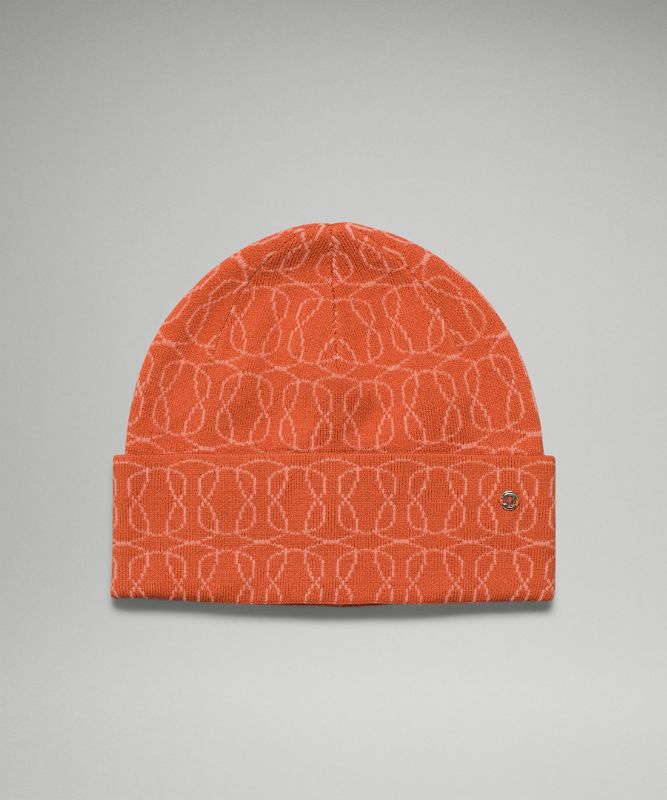 Sombreros Lululemon Warm Revelation Beanie Logo Accessories Naranjas Rosas | 91048-BVNZ