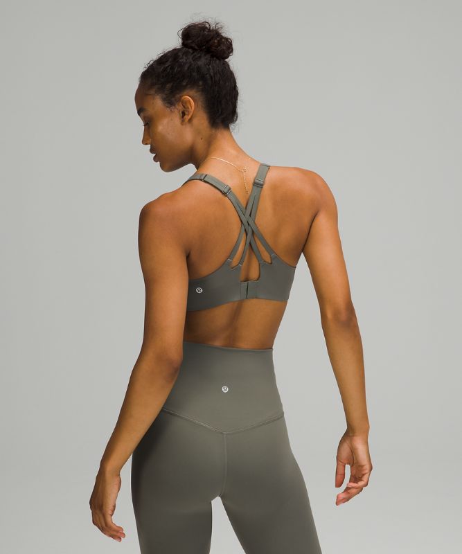 Sports Bras Lululemon Adapt and Align Bra Light Support, C–E Cups Mujer Grises Verde Oliva | 84013-DLXN