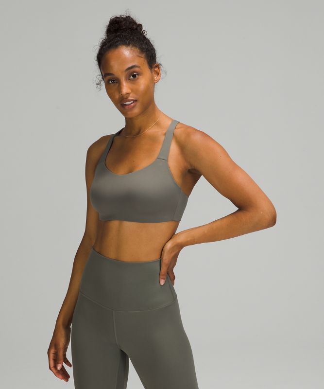 Sports Bras Lululemon Adapt and Align Bra Light Support, C–E Cups Mujer Grises Verde Oliva | 84013-DLXN