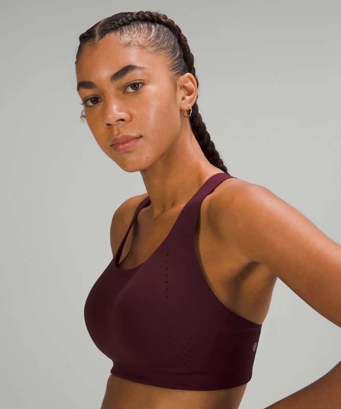 Sports Bras Lululemon AirSupport Bra High Support, C–DDD Cups Mujer Rojos Vino | 04789-NDUO