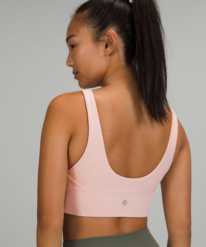 Sports Bras Lululemon Align Bra Mujer Rosas Blancos Marrom | 59206-ILHU