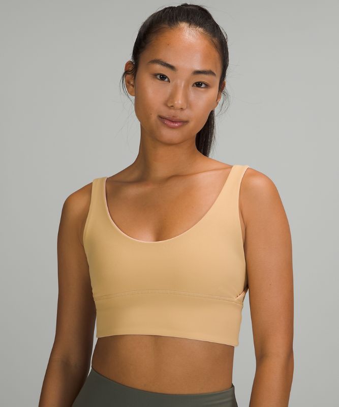 Sports Bras Lululemon Align Bra Mujer Rosas Blancos Marrom | 59206-ILHU