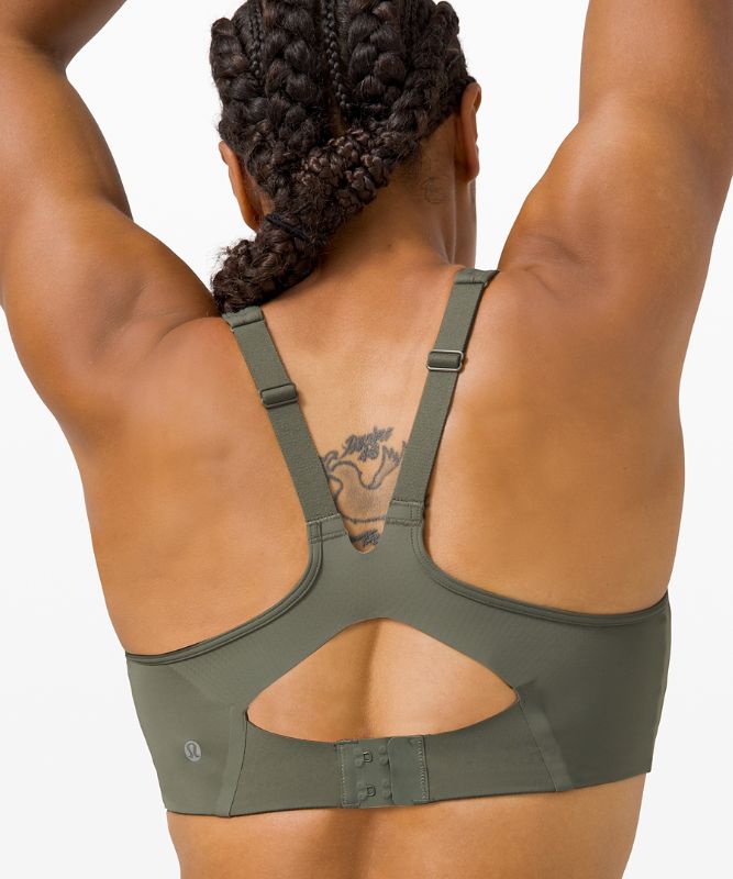 Sports Bras Lululemon All Powered Up Bra Medium Support, A–G Cups Mujer Grises Verde Oliva | 60378-LSWR