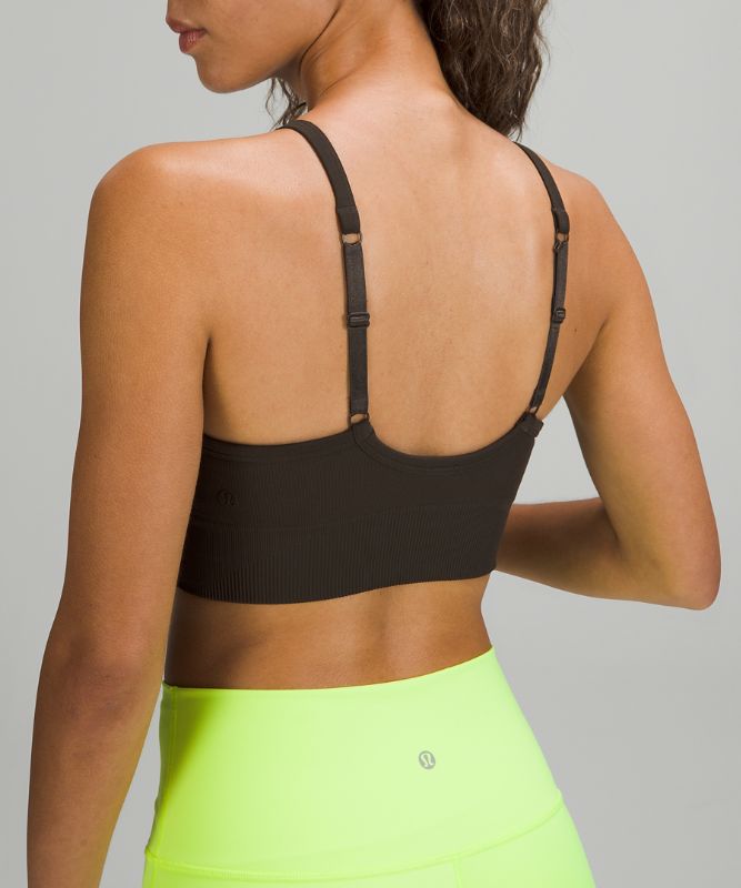 Sports Bras Lululemon Ebb to Street Bra C/D Mujer Verde Oliva Oscuro | 38471-MCVJ