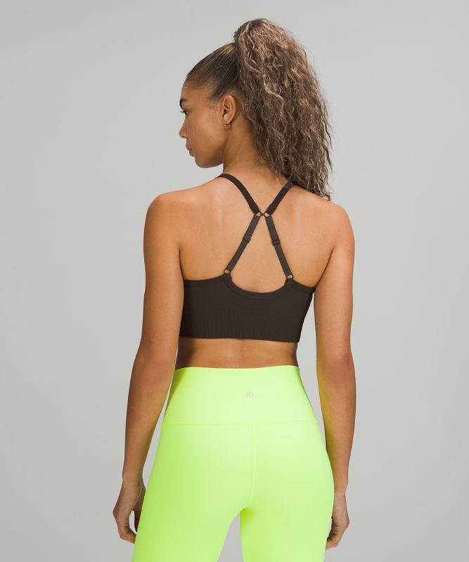 Sports Bras Lululemon Ebb to Street Bra C/D Mujer Verde Oliva Oscuro | 38471-MCVJ