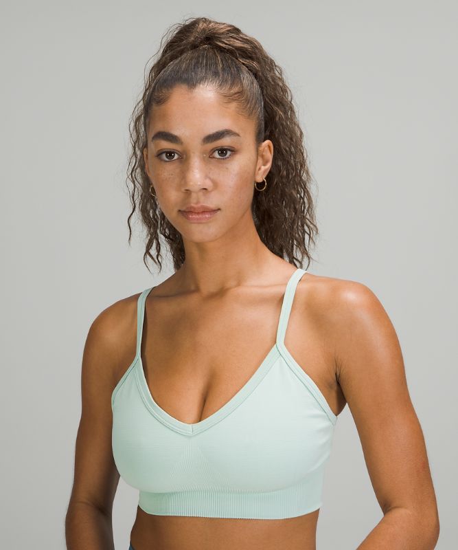 Sports Bras Lululemon Ebb to Street Bra C/D Mujer Verde Menta | 02635-BNYL