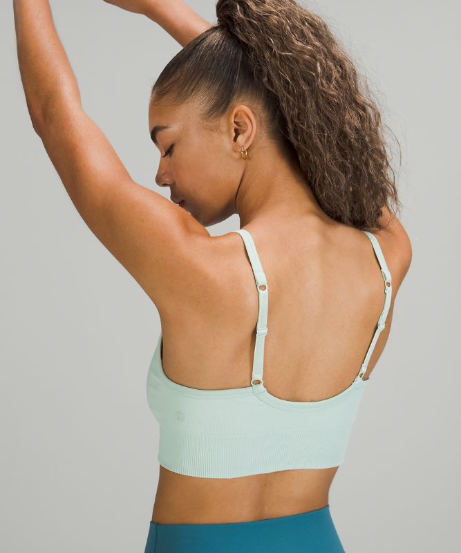 Sports Bras Lululemon Ebb to Street Bra C/D Mujer Verde Menta | 02635-BNYL