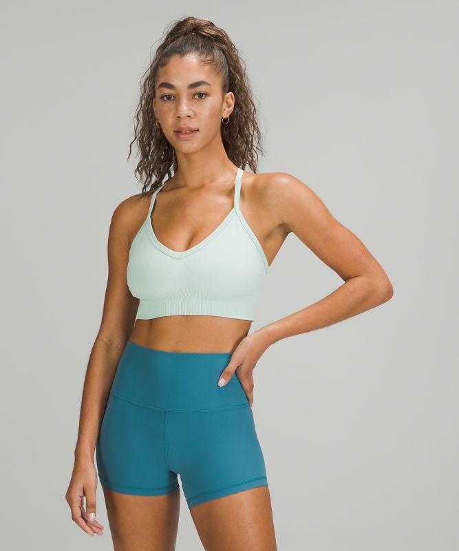 Sports Bras Lululemon Ebb to Street Bra C/D Mujer Verde Menta | 02635-BNYL