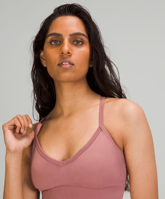 Sports Bras Lululemon Ebb to Street Bra C/D Mujer Spiced Chai | 34971-NUDI