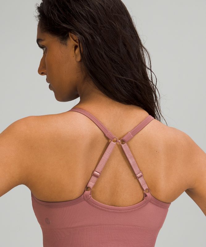 Sports Bras Lululemon Ebb to Street Bra C/D Mujer Spiced Chai | 34971-NUDI