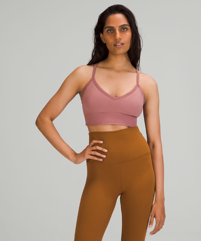 Sports Bras Lululemon Ebb to Street Bra C/D Mujer Spiced Chai | 34971-NUDI