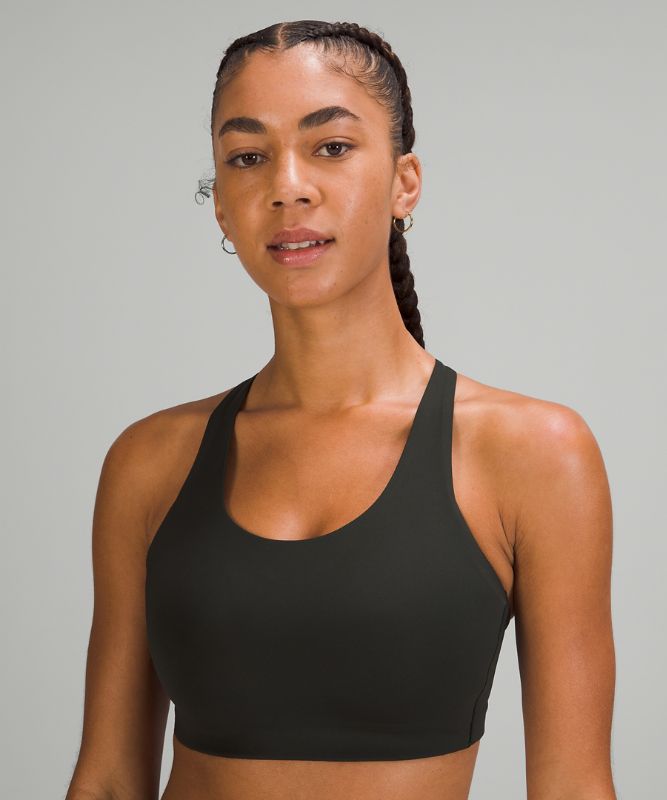 Sports Bras Lululemon Energy Bra High Support Mujer Verdes | 62837-GFMC