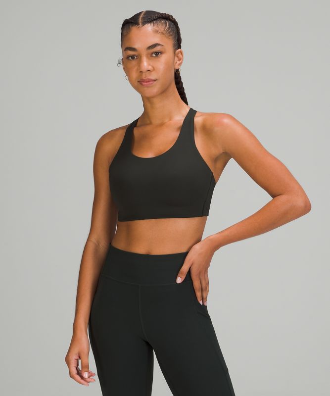 Sports Bras Lululemon Energy Bra High Support Mujer Verdes | 62837-GFMC