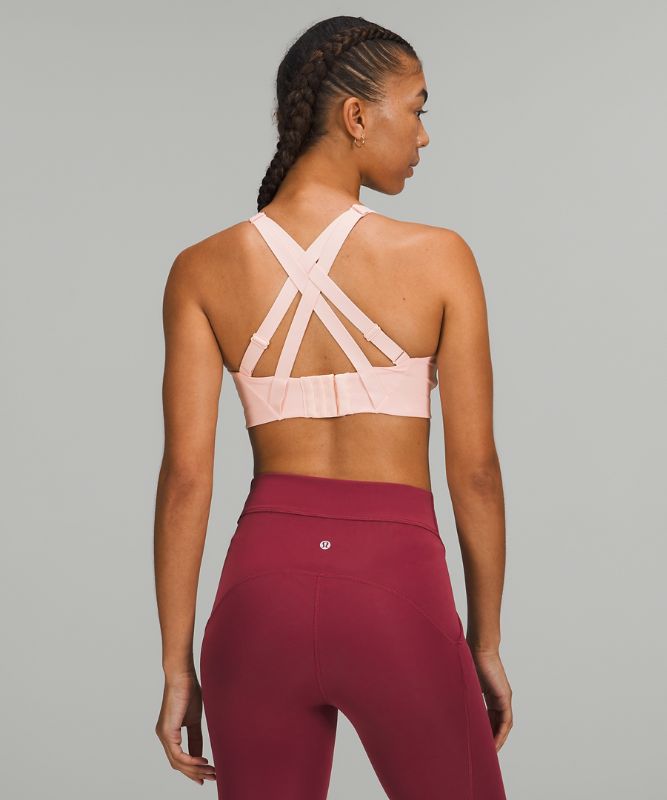 Sports Bras Lululemon Energy Bra High Support Mujer Rosas Blancos | 72309-ICVU