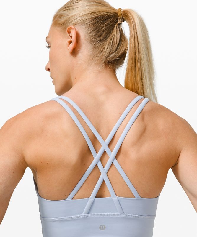 Sports Bras Lululemon Energy Bra Long Line Mujer Azules Beige | 37082-XDQY