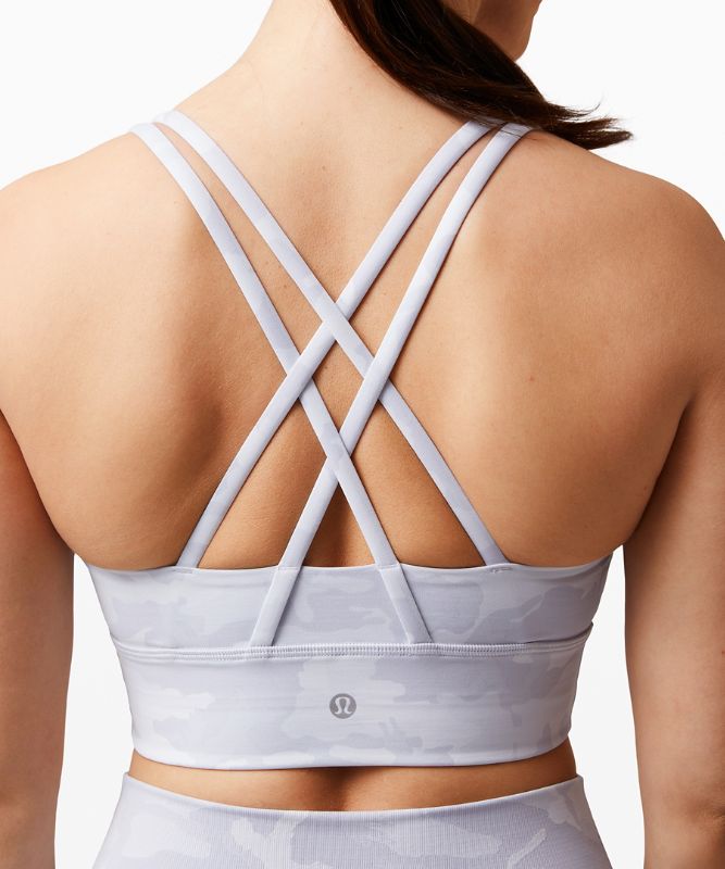 Sports Bras Lululemon Energy Bra Long Line Mujer Camuflados Blancos Multicolor | 85796-OLSE