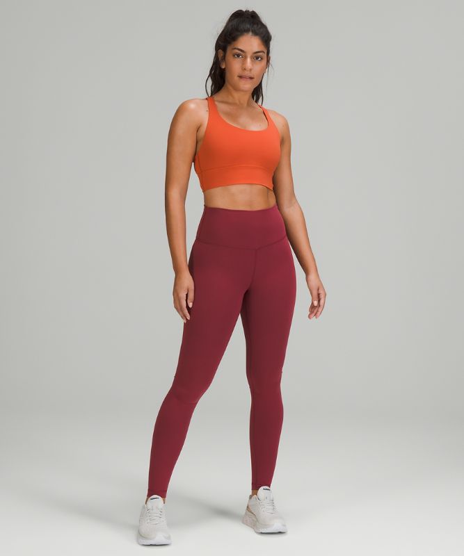 Sports Bras Lululemon Energy Bra Long Line Mujer Naranjas | 16428-NPOW