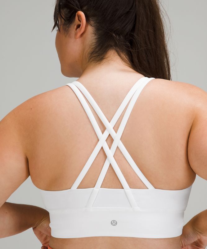 Sports Bras Lululemon Energy Bra Long Line Mujer Blancos | 75912-CXOD