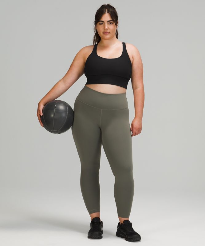 Sports Bras Lululemon Energy Bra Long Line Rib Mujer Negros | 84290-OPDM