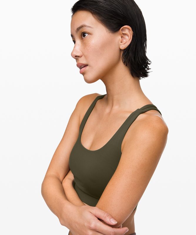 Sports Bras Lululemon Energy Bra Medium Support, B–D Cups Mujer Verde Oliva Oscuro | 23109-DQKW