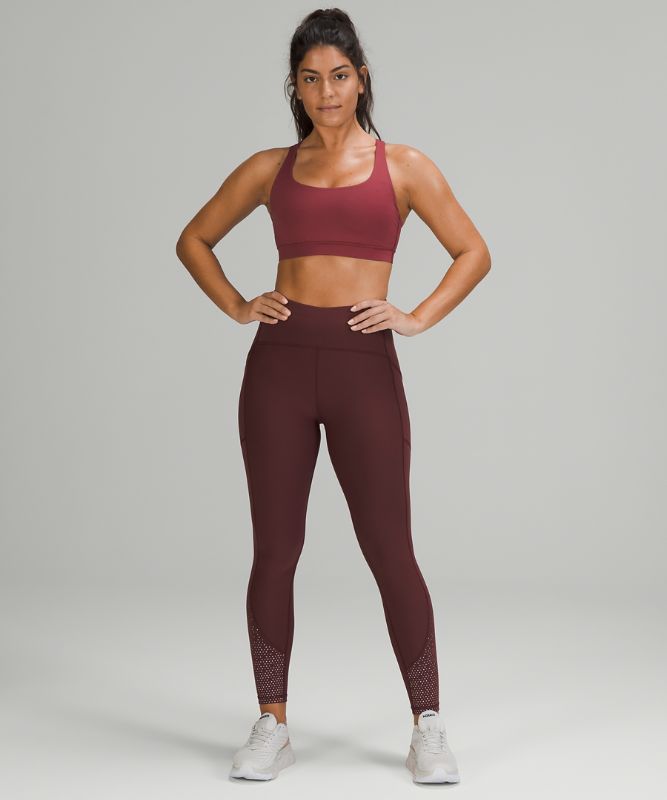 Sports Bras Lululemon Energy Bra Medium Support, B–D Cups Mujer Mulled Wine | 26418-GLAM