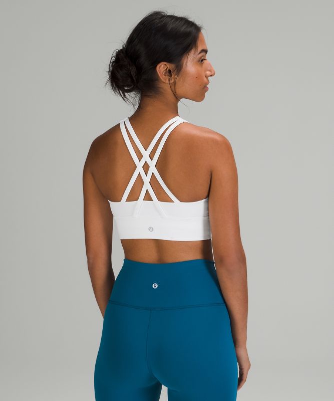 Sports Bras Lululemon Energy HN LL Bra Zip Mujer Blancos | 57684-KAWB