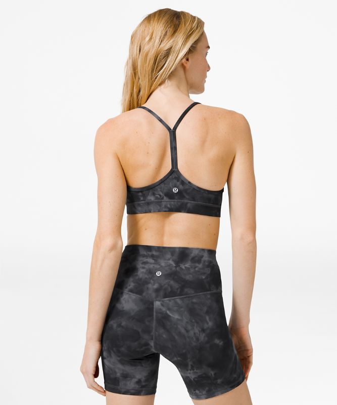 Sports Bras Lululemon Flow Y Nulu Bra Light Support, A–C Cups Mujer Grises Grises Oscuro | 42097-HRMI