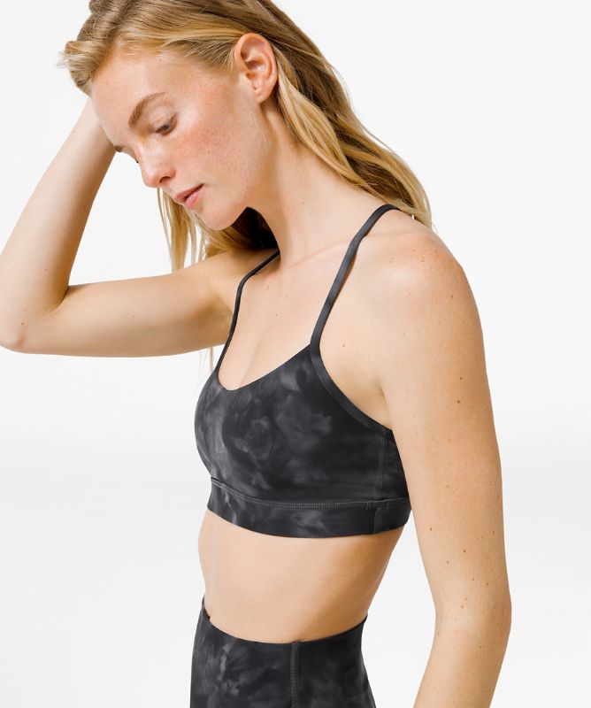 Sports Bras Lululemon Flow Y Nulu Bra Light Support, A–C Cups Mujer Grises Grises Oscuro | 42097-HRMI