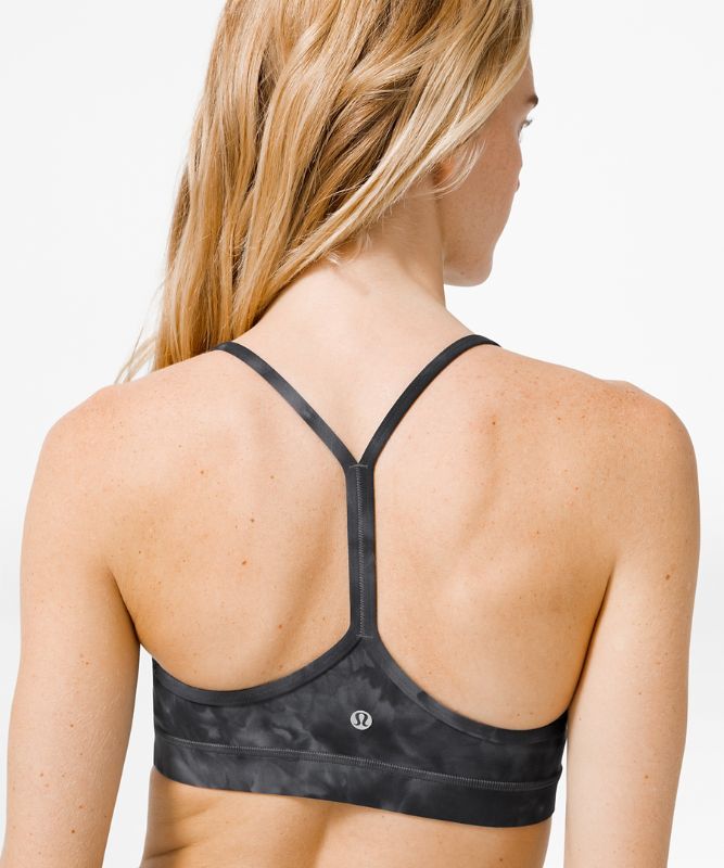 Sports Bras Lululemon Flow Y Nulu Bra Light Support, A–C Cups Mujer Grises Grises Oscuro | 42097-HRMI