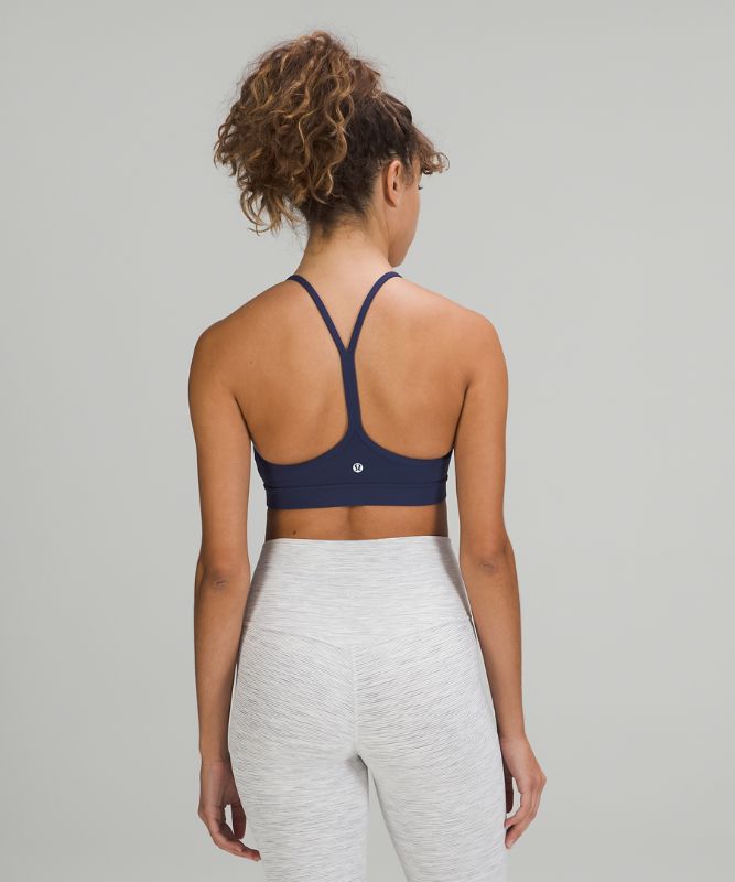 Sports Bras Lululemon Flow Y Nulu Bra Light Support, A–C Cups Mujer Night Sea | 14230-XLIU