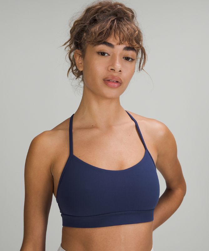 Sports Bras Lululemon Flow Y Nulu Bra Light Support, A–C Cups Mujer Night Sea | 14230-XLIU