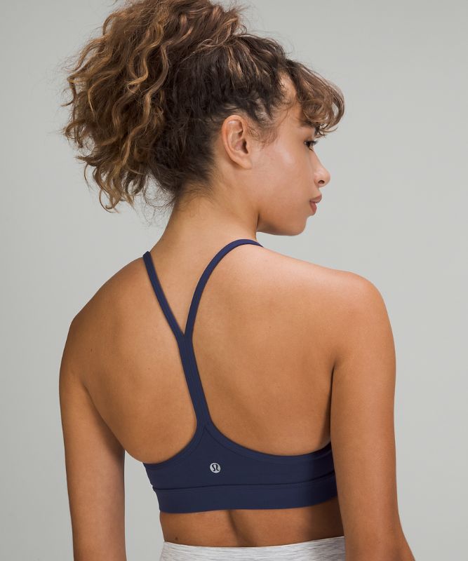 Sports Bras Lululemon Flow Y Nulu Bra Light Support, A–C Cups Mujer Night Sea | 14230-XLIU