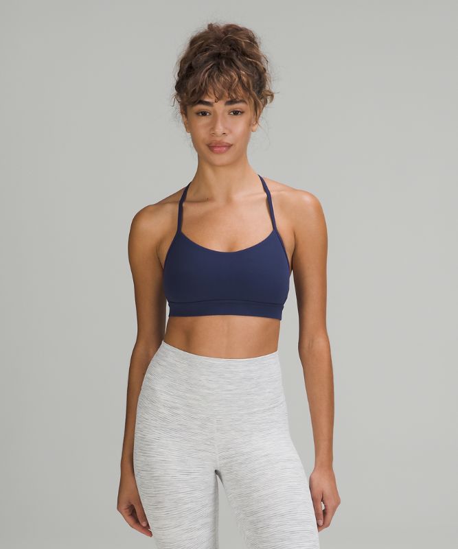 Sports Bras Lululemon Flow Y Nulu Bra Light Support, A–C Cups Mujer Night Sea | 14230-XLIU