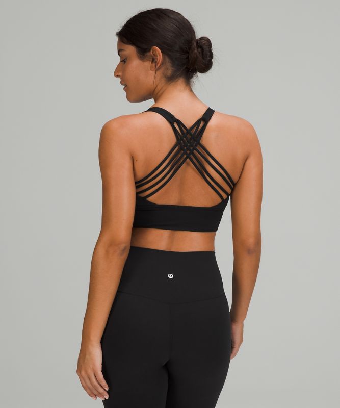 Sports Bras Lululemon Free to Be Bra Wild Long Line Mujer Negros | 05693-SZHE