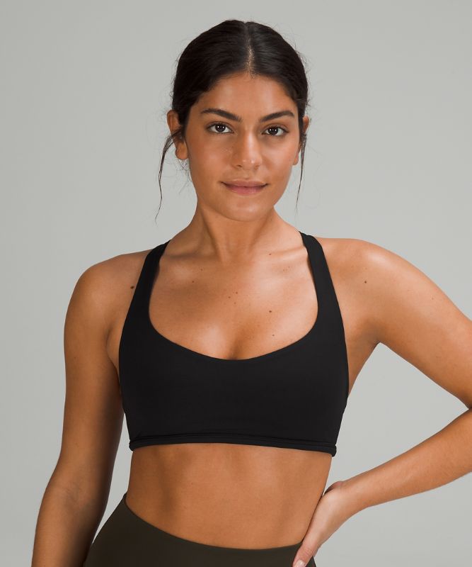 Sports Bras Lululemon Free to Be Bra - Wild Light Support, A/B Cup Mujer Negros | 19854-OGWZ