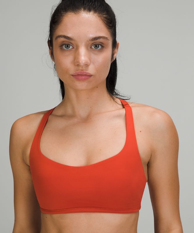 Sports Bras Lululemon Free to Be Bra - Wild Light Support, A/B Cup Mujer Naranjas | 37590-UFIC