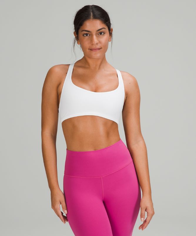 Sports Bras Lululemon Free to Be Bra - Wild Light Support, A/B Cup Mujer Blancos | 17380-CIUL