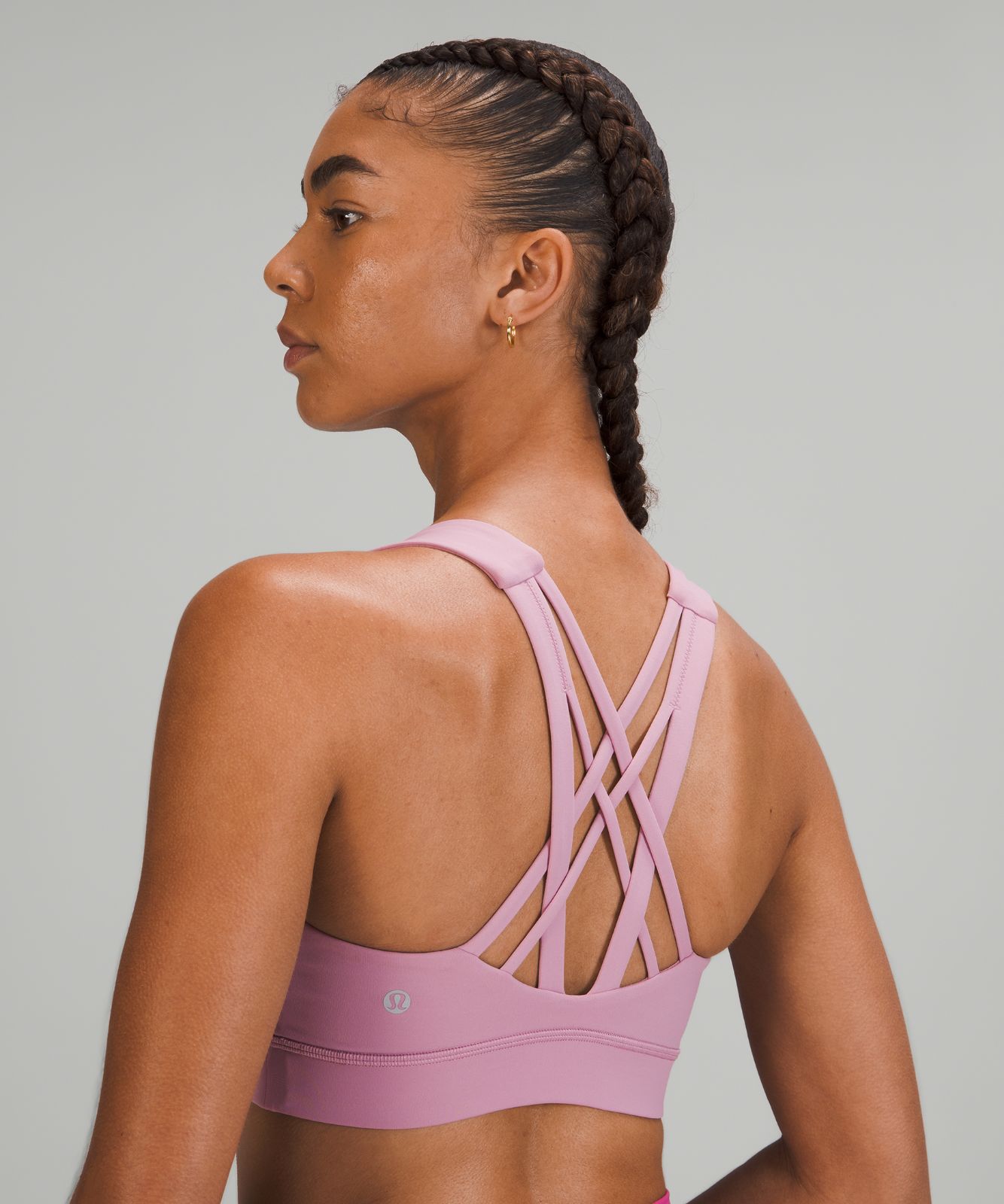 Sports Bras Lululemon Free to Be Elevated Bra Mujer Rosas Grises Marrom | 63458-EILN