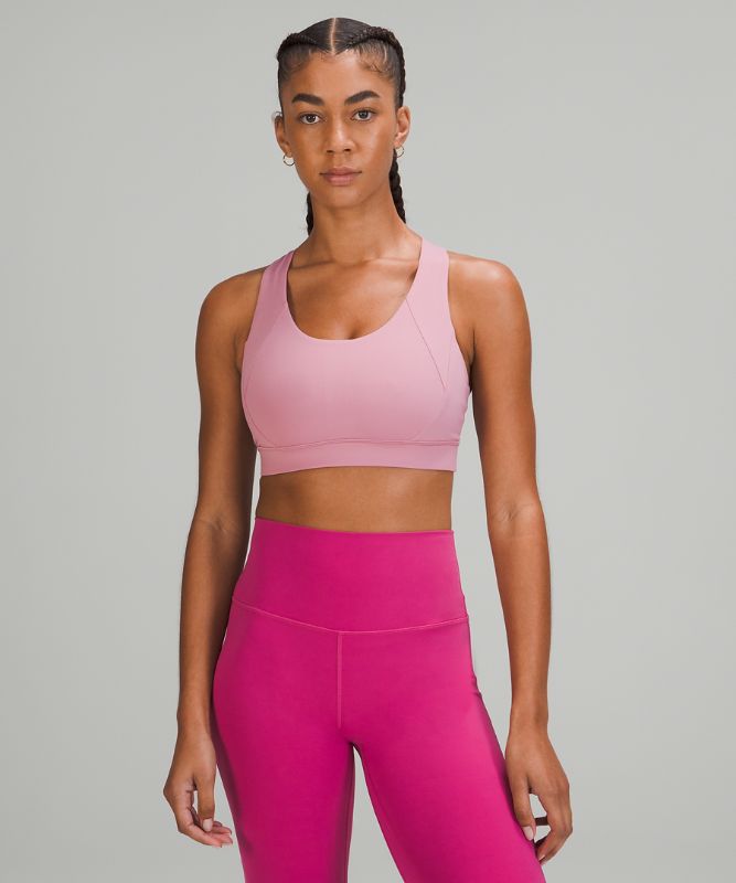 Sports Bras Lululemon Free to Be Elevated Bra Mujer Rosas Grises Marrom | 63458-EILN