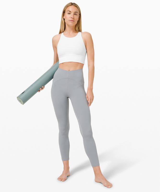 Sports Bras Lululemon Free to Be High-Neck Long-Line Bra - Wild Light Support, A/B Cups Online Only Mujer Blancos | 21057-UITZ