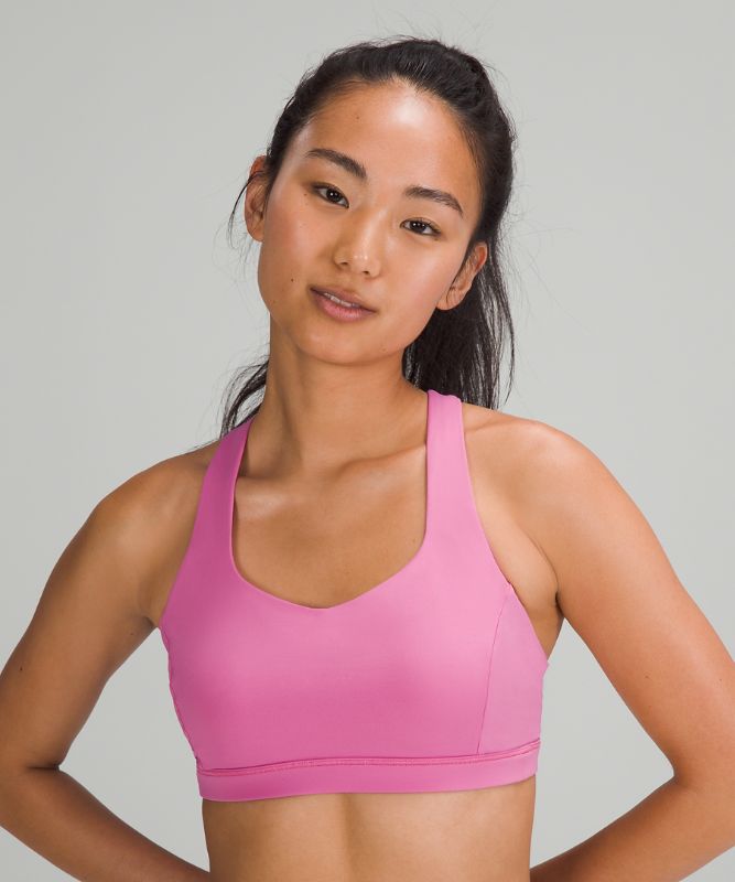 Sports Bras Lululemon Free to Be Serene Bra Mujer Rosas | 25076-VNMS