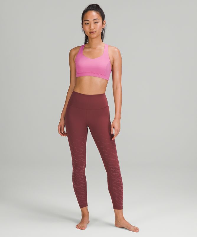 Sports Bras Lululemon Free to Be Serene Bra Mujer Rosas | 25076-VNMS