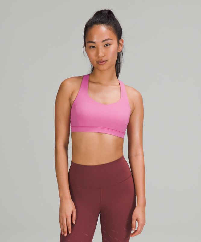 Sports Bras Lululemon Free to Be Serene Bra Mujer Rosas | 25076-VNMS