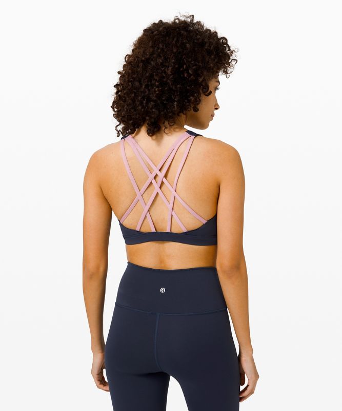 Sports Bras Lululemon Free to Be Serene Bra Light Support, C/D Cup Mujer Azul Marino Rosas Grises Marrom | 27358-UIOW