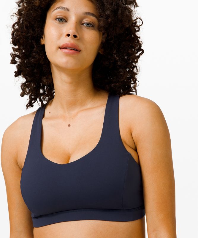 Sports Bras Lululemon Free to Be Serene Bra Light Support, C/D Cup Mujer Azul Marino Rosas Grises Marrom | 27358-UIOW