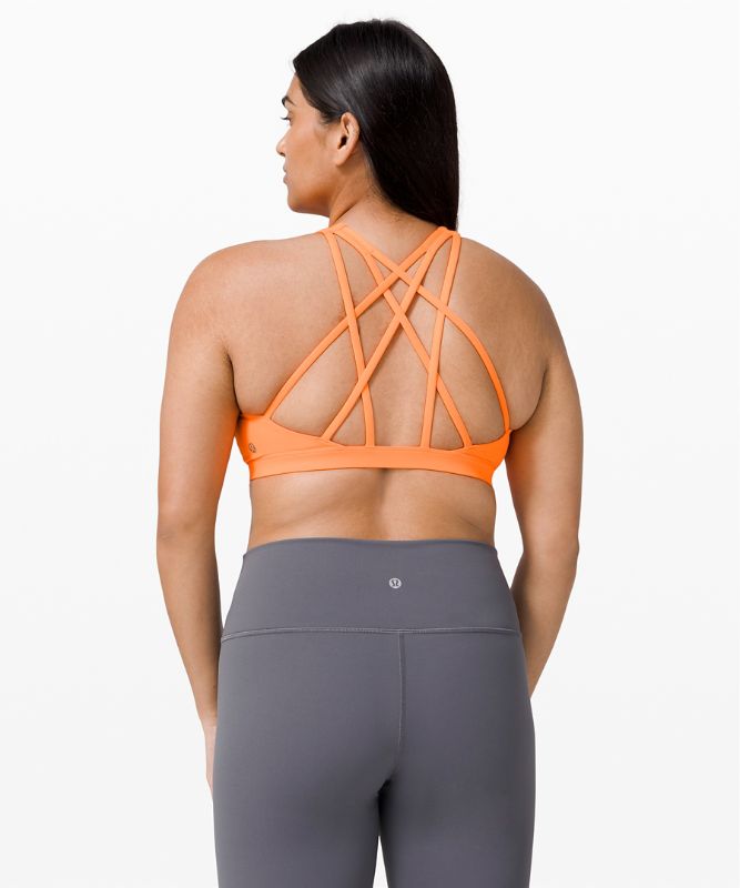 Sports Bras Lululemon Free to Be Serene Bra Light Support, C/D Cup Mujer Naranjas | 49357-GNMU