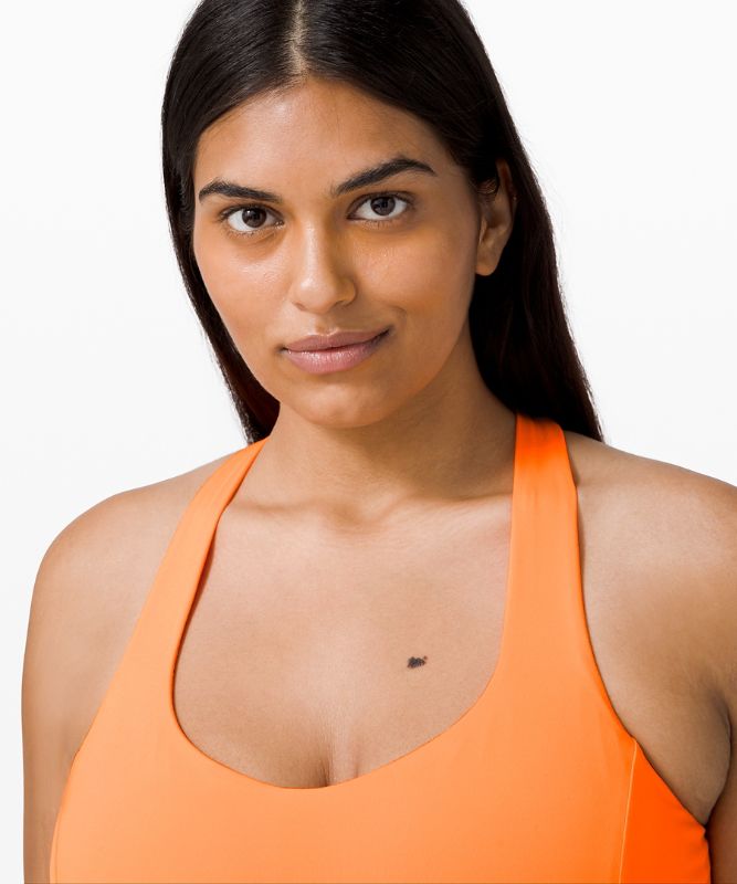 Sports Bras Lululemon Free to Be Serene Bra Light Support, C/D Cup Mujer Naranjas | 49357-GNMU